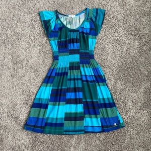 Women’s blue green mini dress
